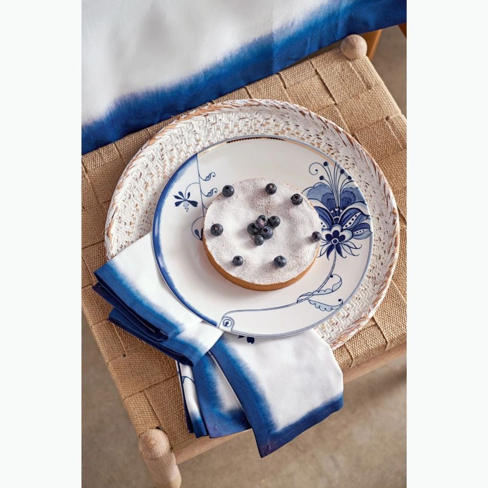 Beyaz Porselen Yemek Tabağı 25,5 Cm Blue Bird Collection by Pip Studio