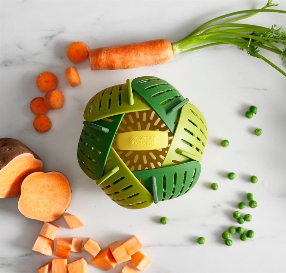 JJ Bloom Katlanır Buharda Pişirme Sepeti - Yeşil