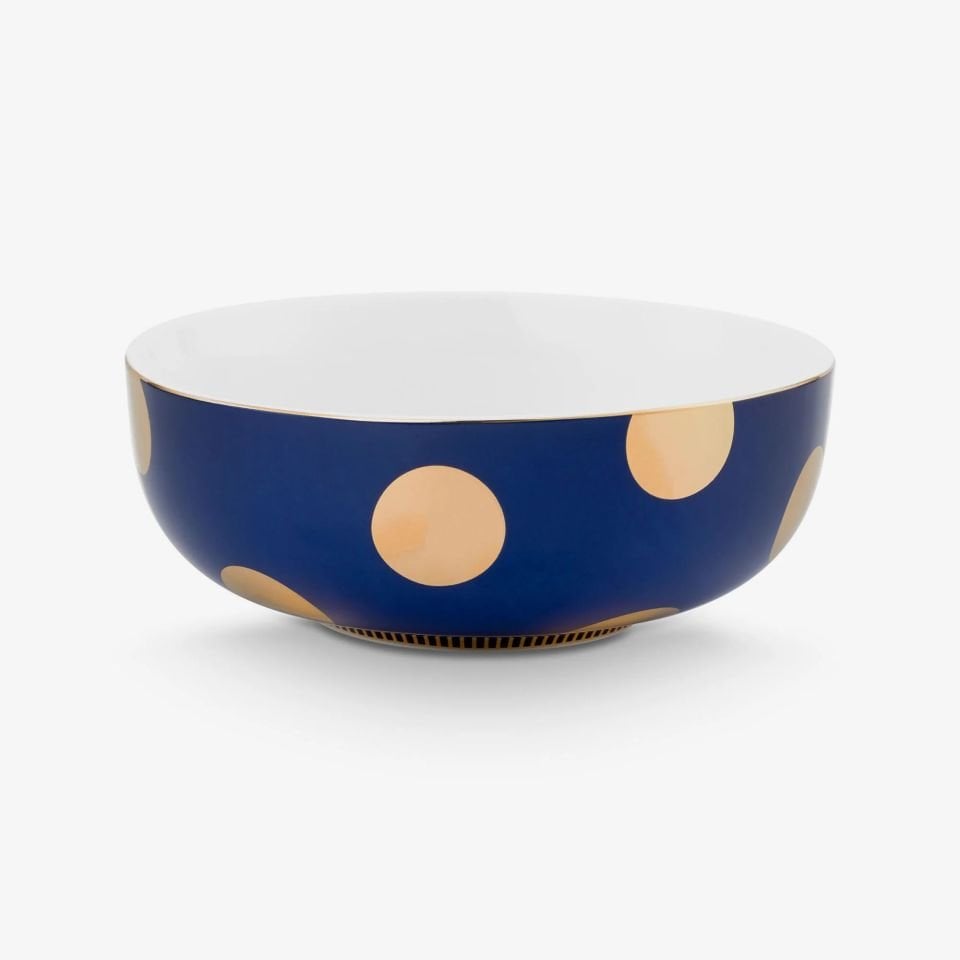Lacivert Porselen Kase 15 Cm Dot Delight Collection by Pip Studio
