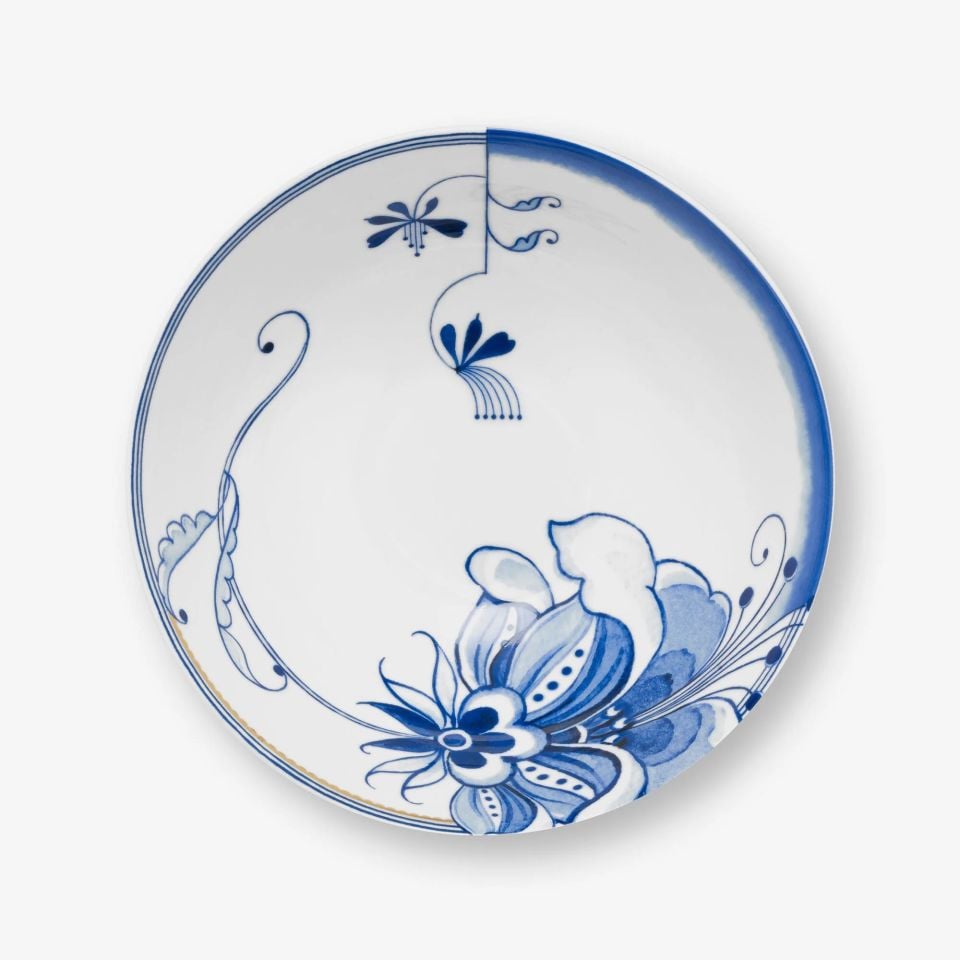 Beyaz Porselen Kase 18 Cm Blue Bird Collection by Pip Studio