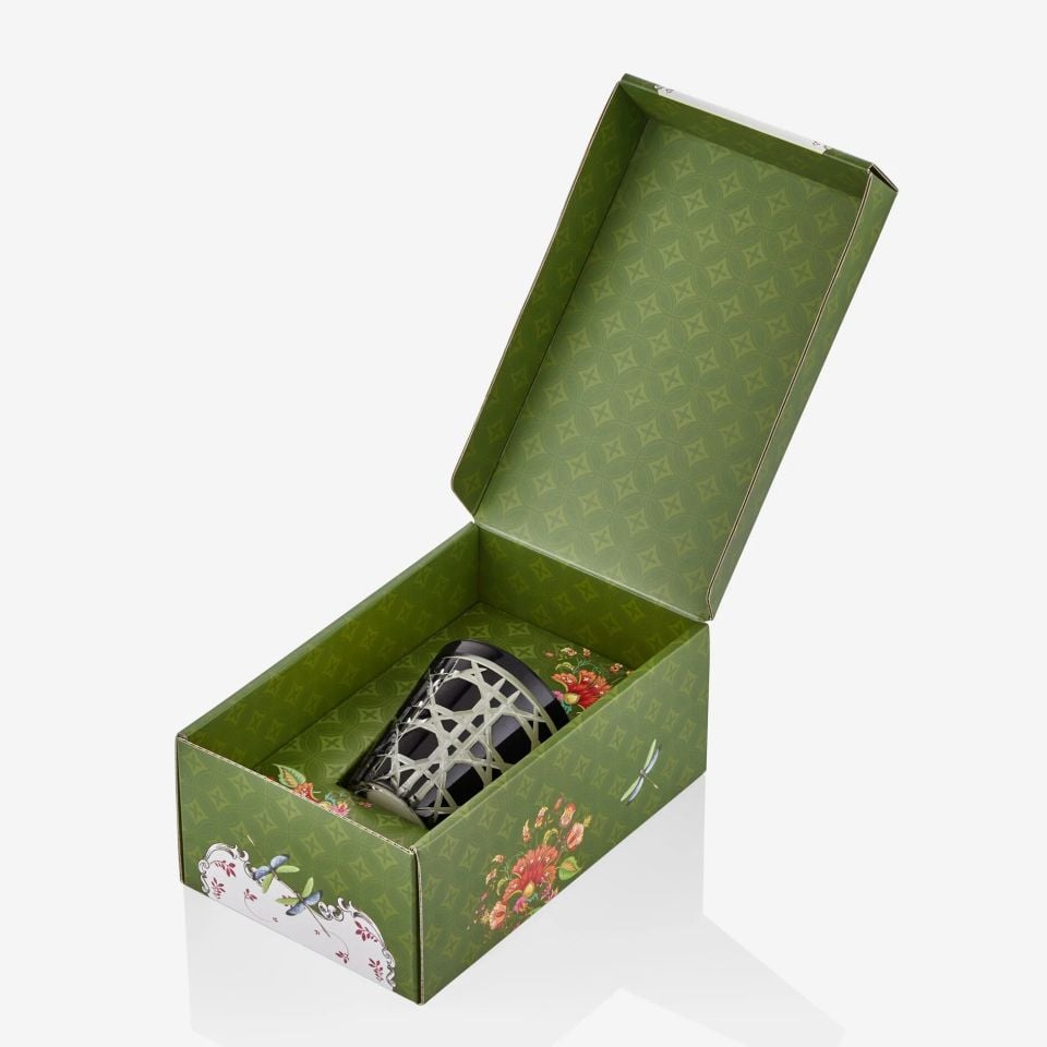 Siyah Cam Mum 10 Cm Gloria Sandal Collection by Chiara Alessi