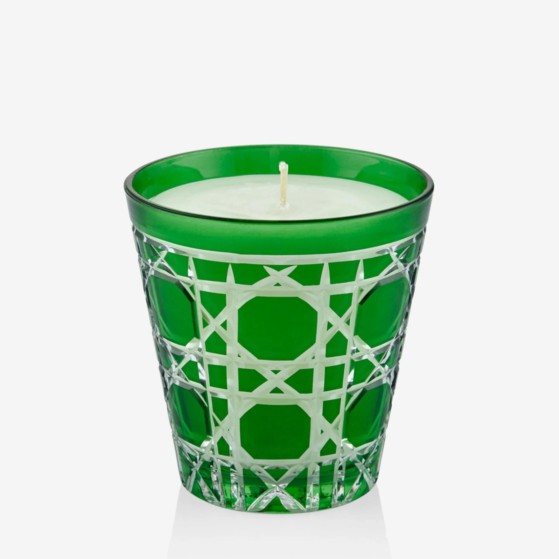 Yeşil Cam Mum 10 Cm Gloria Green Tea Collection by Chiara Alessi