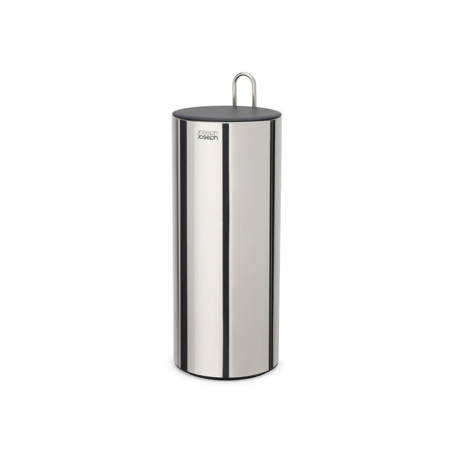 JJ EasyStore Luxe Paslanmaz Çelik Gizli Tuvalet Kağıtlığı