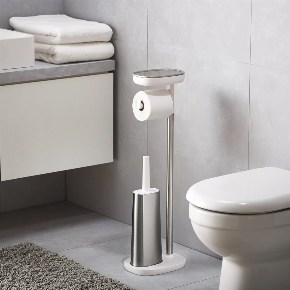JJ EasyStore Plus Tuvalet Kağıtlık ve Fırça Set
