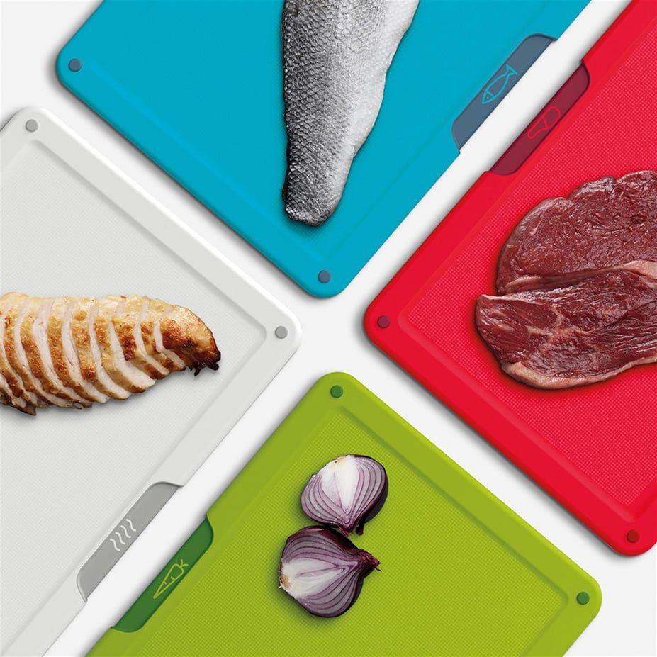 JJ Folio Icon 4 Parça Kesme Tahtası Seti Büyük (Mcolor)