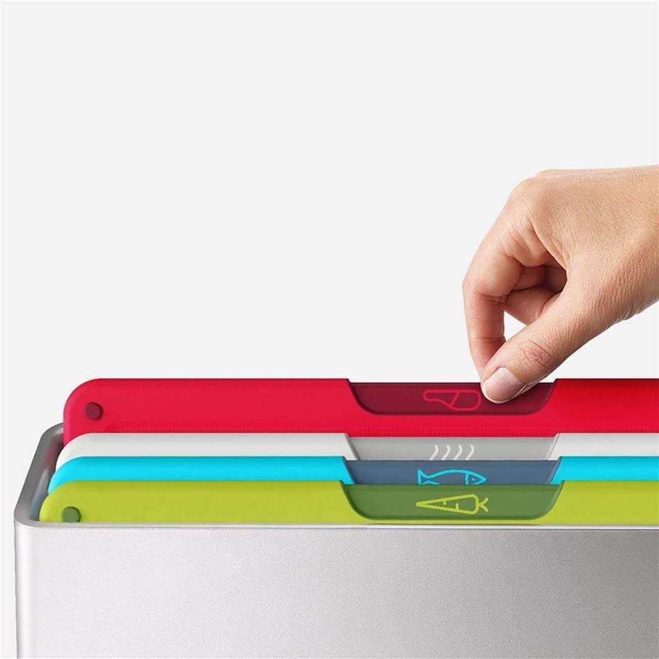 JJ Folio Icon 4 Parça Kesme Tahtası Seti Büyük (Mcolor)