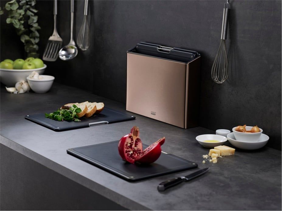 JJ Folio Standlı Kesme Tahtası 4 lü Pembe Altın - 60171