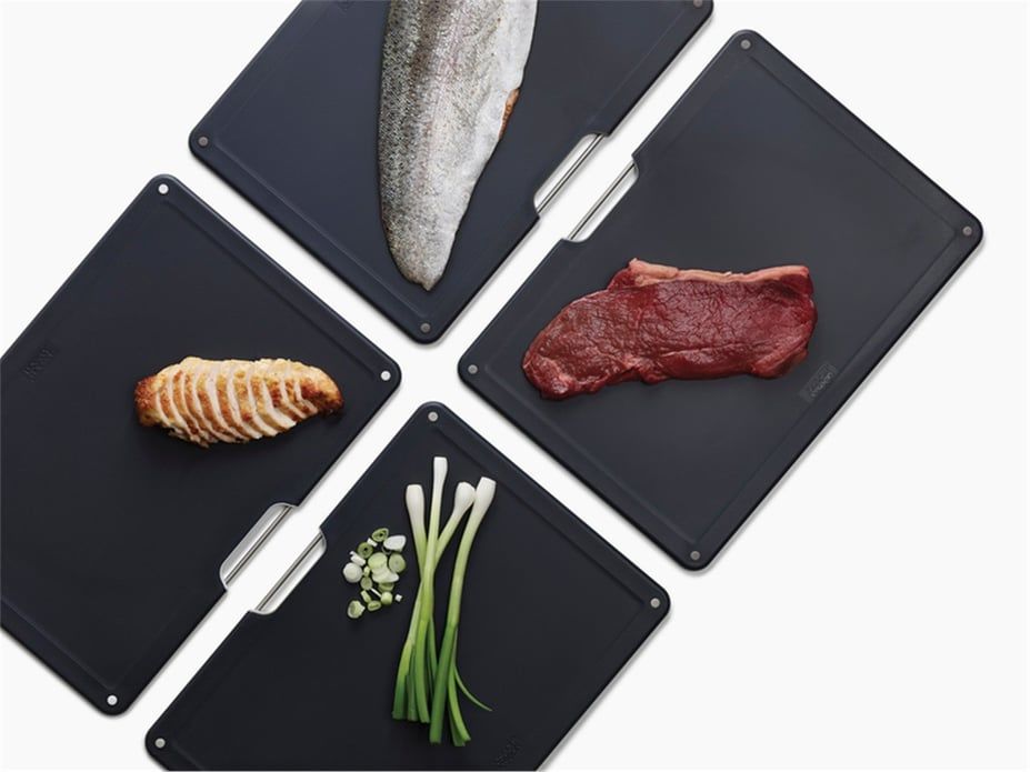 JJ Folio Standlı Kesme Tahtası 4 lü Pembe Altın - 60171