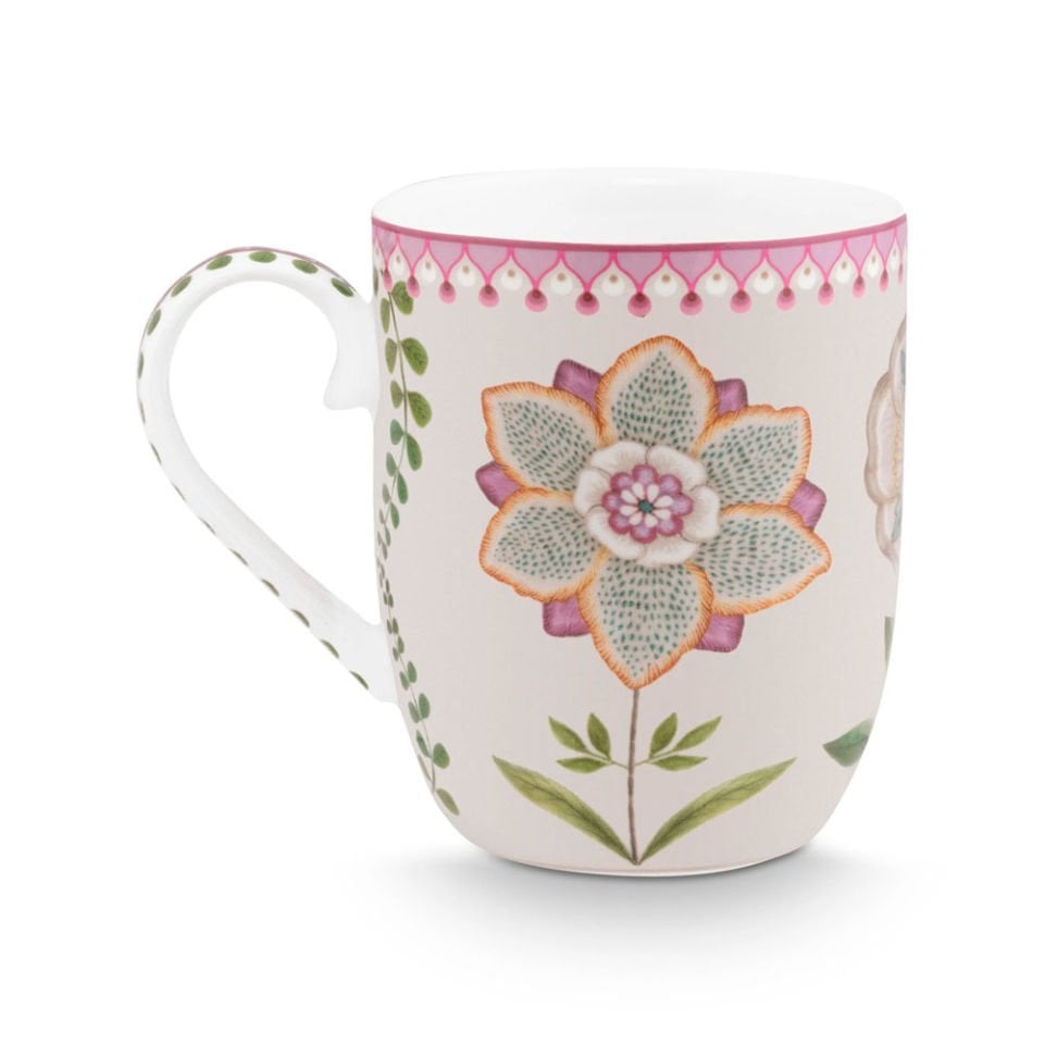 Çiçek Desenli Kupa 145 ml. Lily & Lotus Collection by Pip Studio