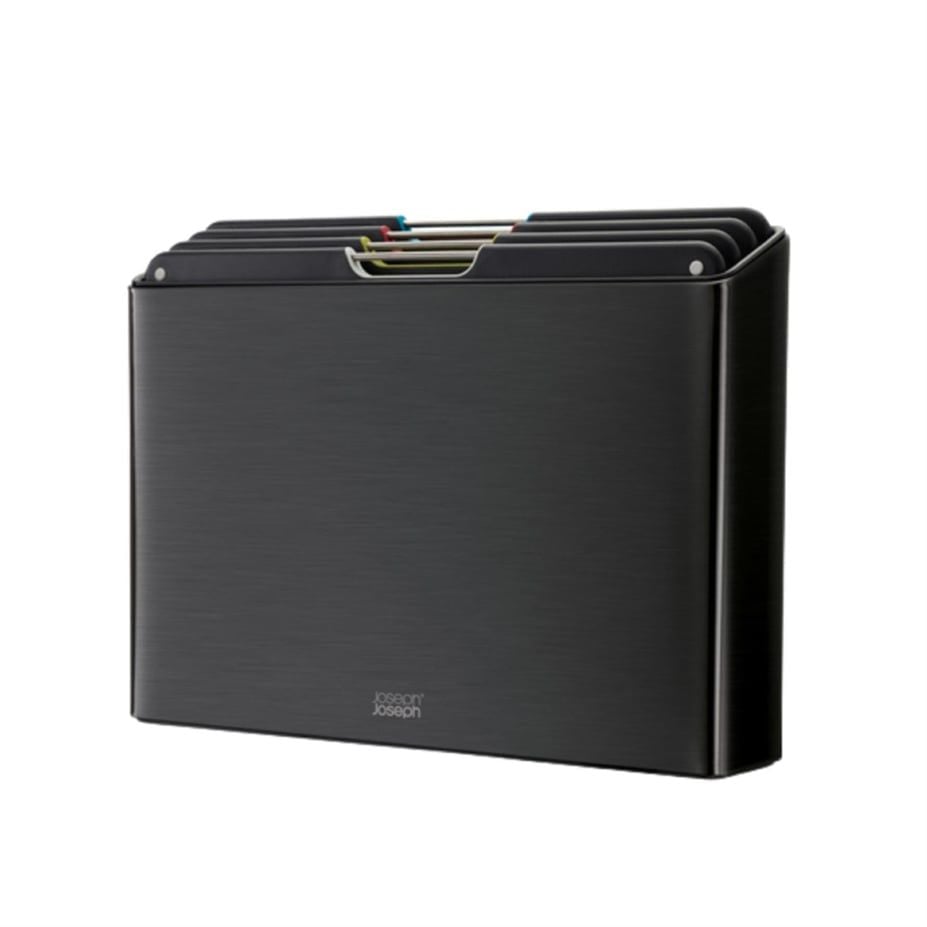 JJ Folio Standlı Kesme Tahtası 4 lü Siyah - 60171