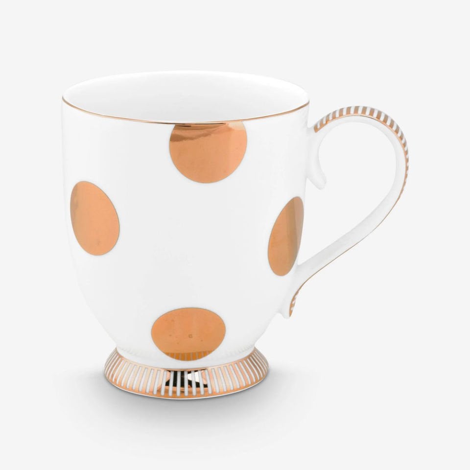 Sarı Benekli Kupa 350 ml. Dot Delight Collection by Pip Studio