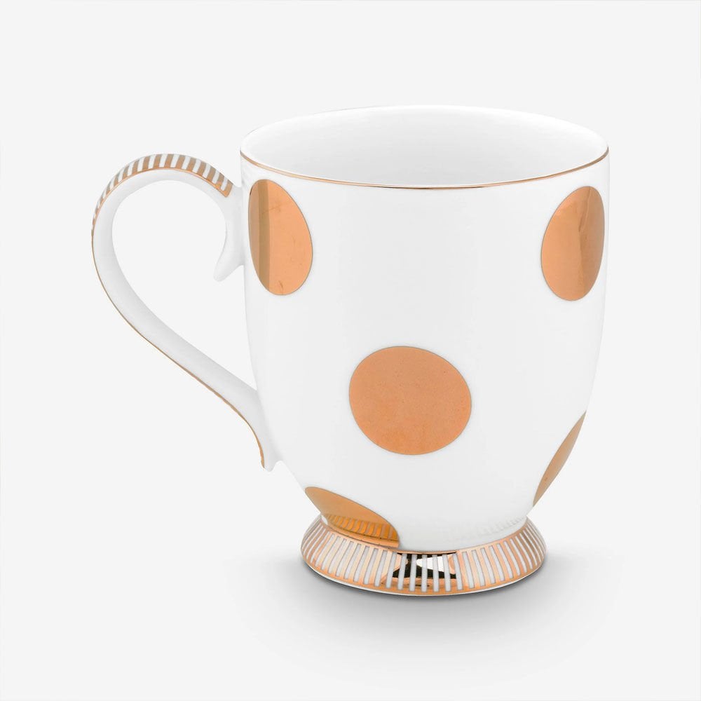 Sarı Benekli Kupa 350 ml. Dot Delight Collection by Pip Studio