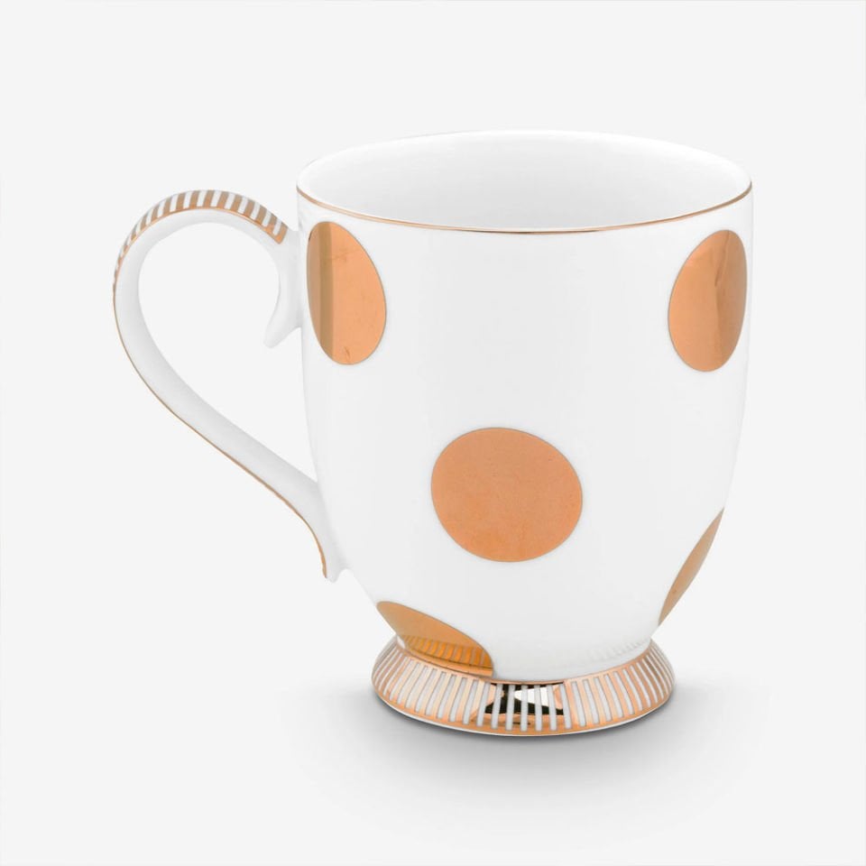 Sarı Benekli Kupa 350 ml. Dot Delight Collection by Pip Studio