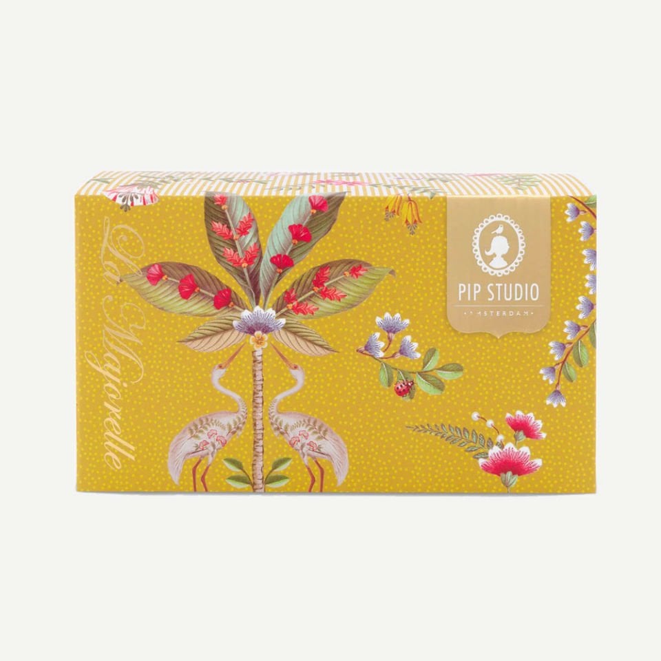 Sarı Porselen Kahve Fincan Seti 120 ml. La Majorelle Collection by Pip Studio 51004152