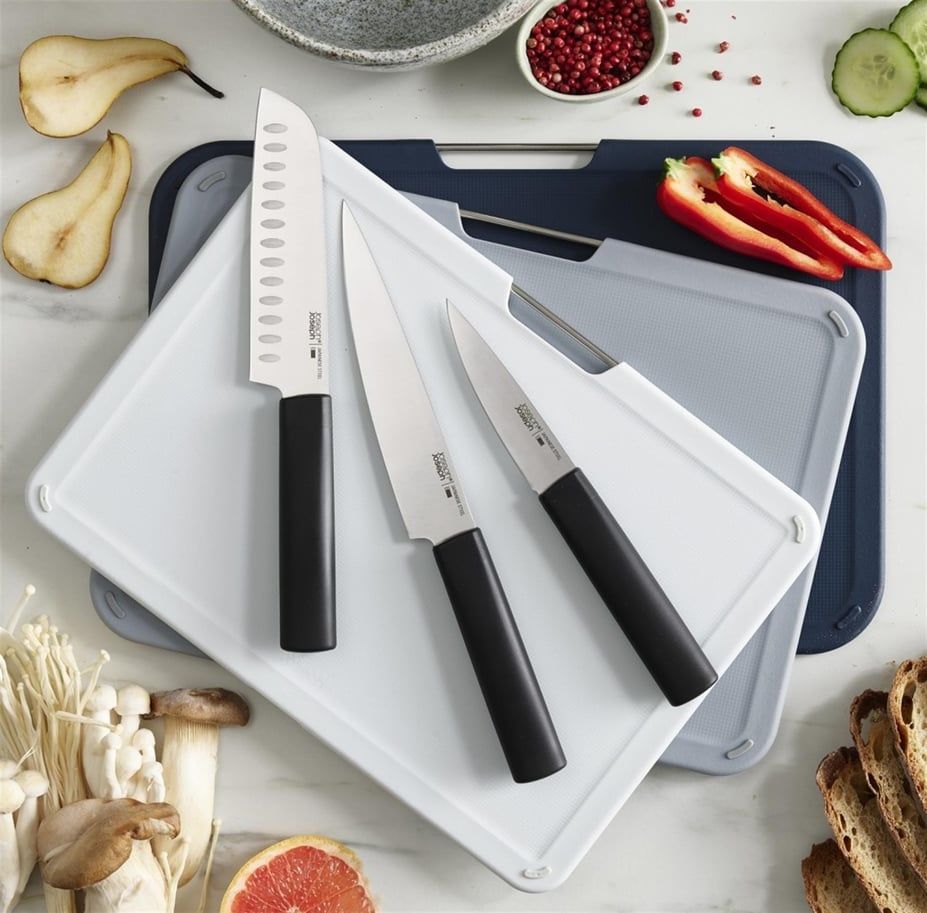 JJ Nest 6 Parçalı Kesme Tahtası ve Bıçak Seti