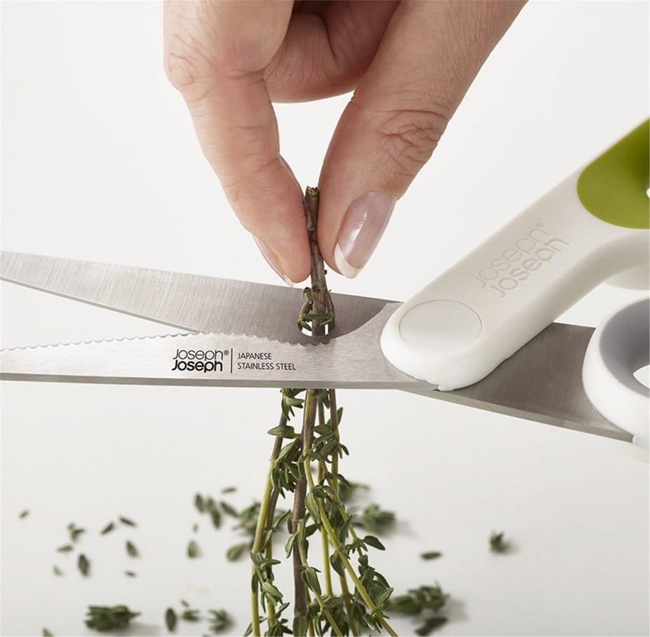 JJ PowerGrip Başparmak Destekli Mutfak Makası