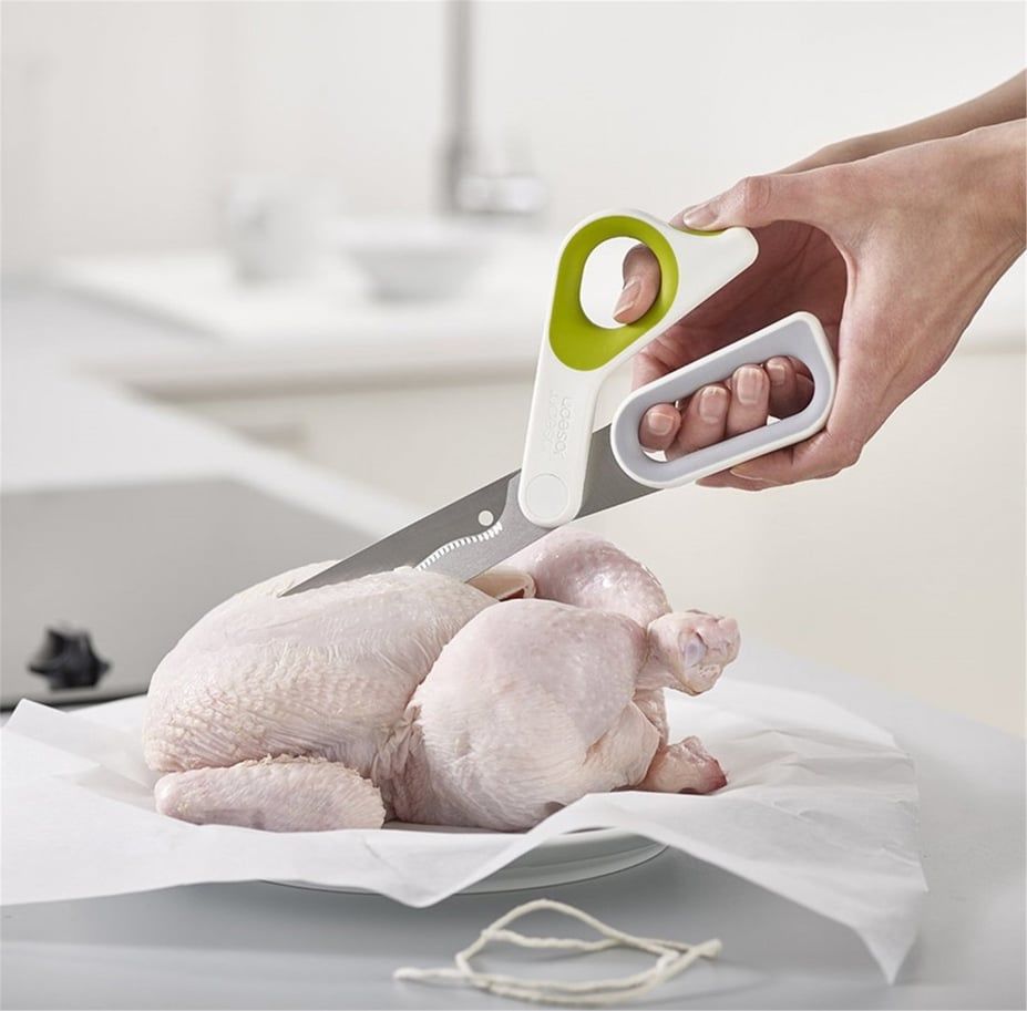 JJ PowerGrip Başparmak Destekli Mutfak Makası