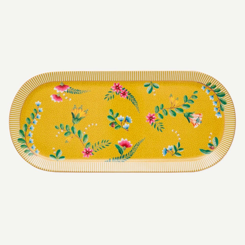 Sarı Porselen Servis Tabağı 33 cm. La Majorelle Collection by Pip Studio