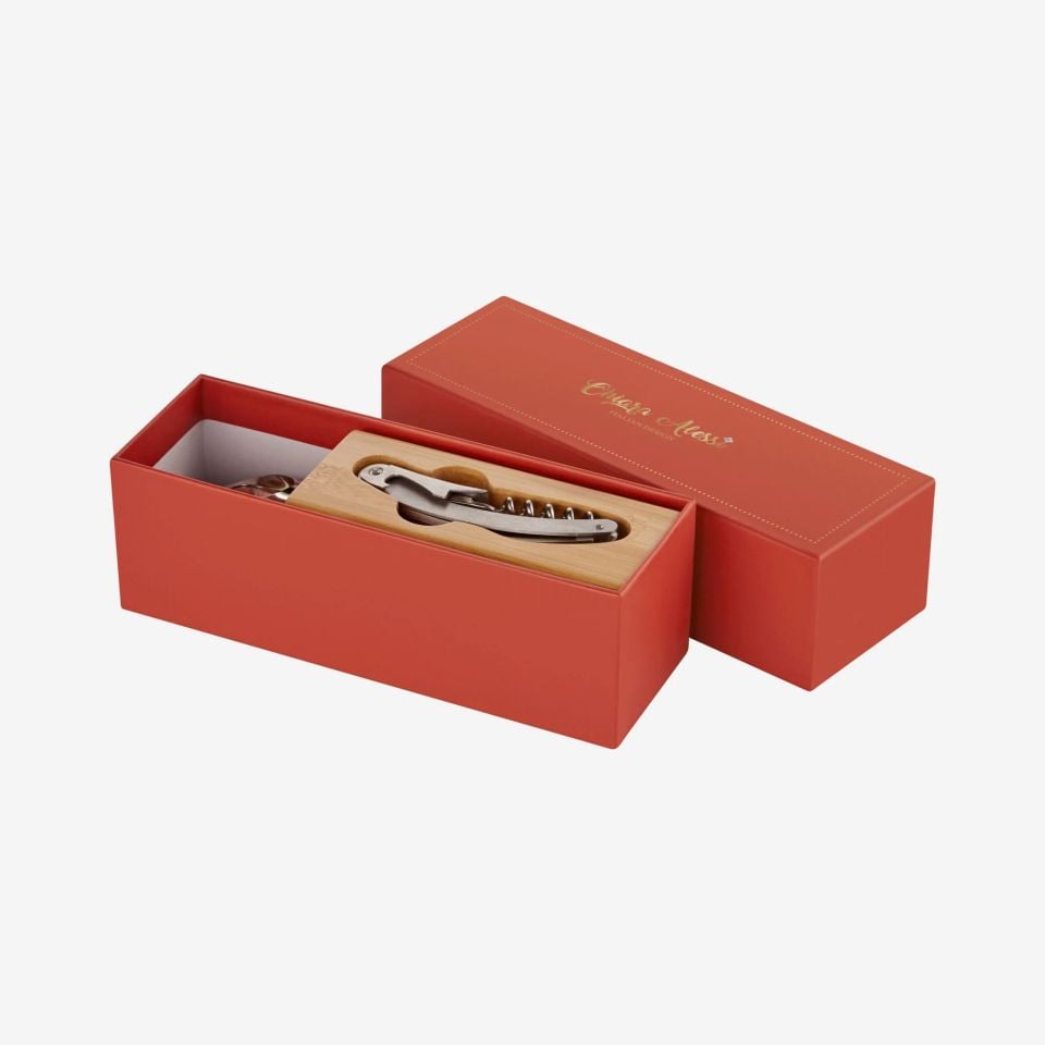 Chiara Alessi Kahverengi Bambu Tirbuşon Acacia Elegance Collection