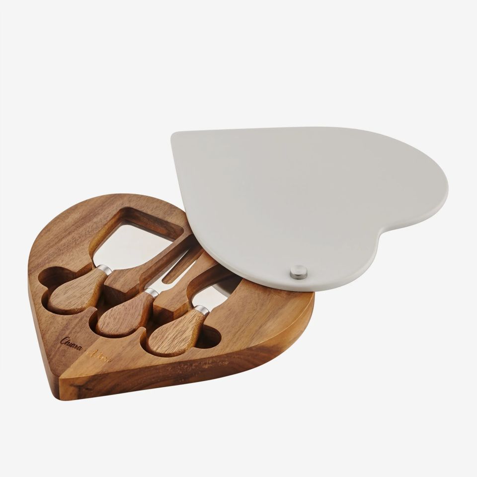 Kahverengi Ahşap Peynir Sunum Tabağı Acacia Elegance Collection by Chiara Alessi