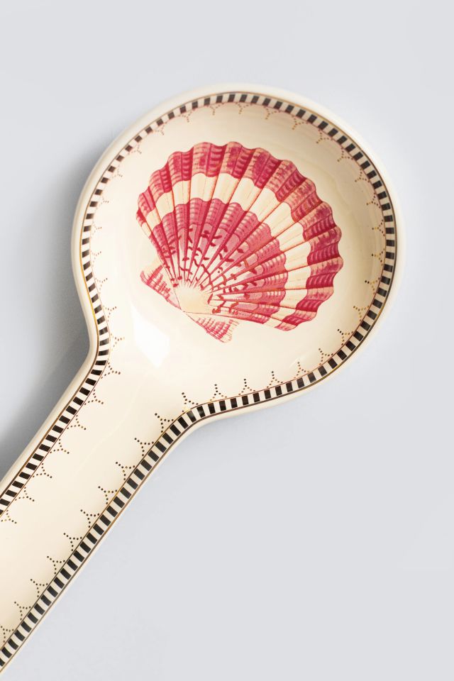 Beyaz Stoneware Kaşıklık 27X12 Cm Animals Collection by Yvonne Ellen