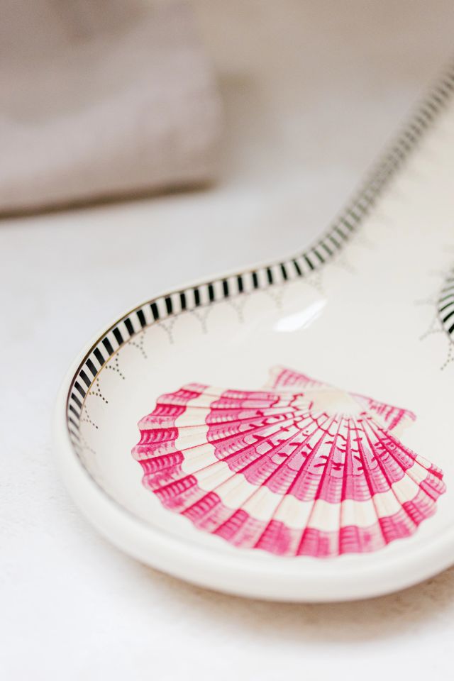 Beyaz Stoneware Kaşıklık 27X12 Cm Animals Collection by Yvonne Ellen