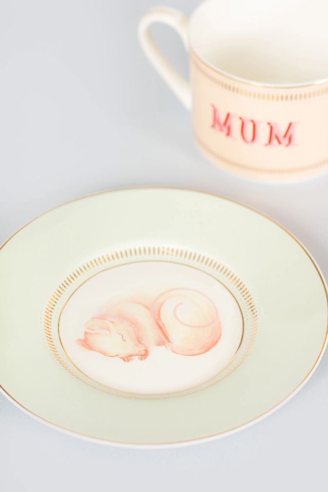 Pembe Porselen Çay Fincanı 200 Ml Animals Collection by Yvonne Ellen