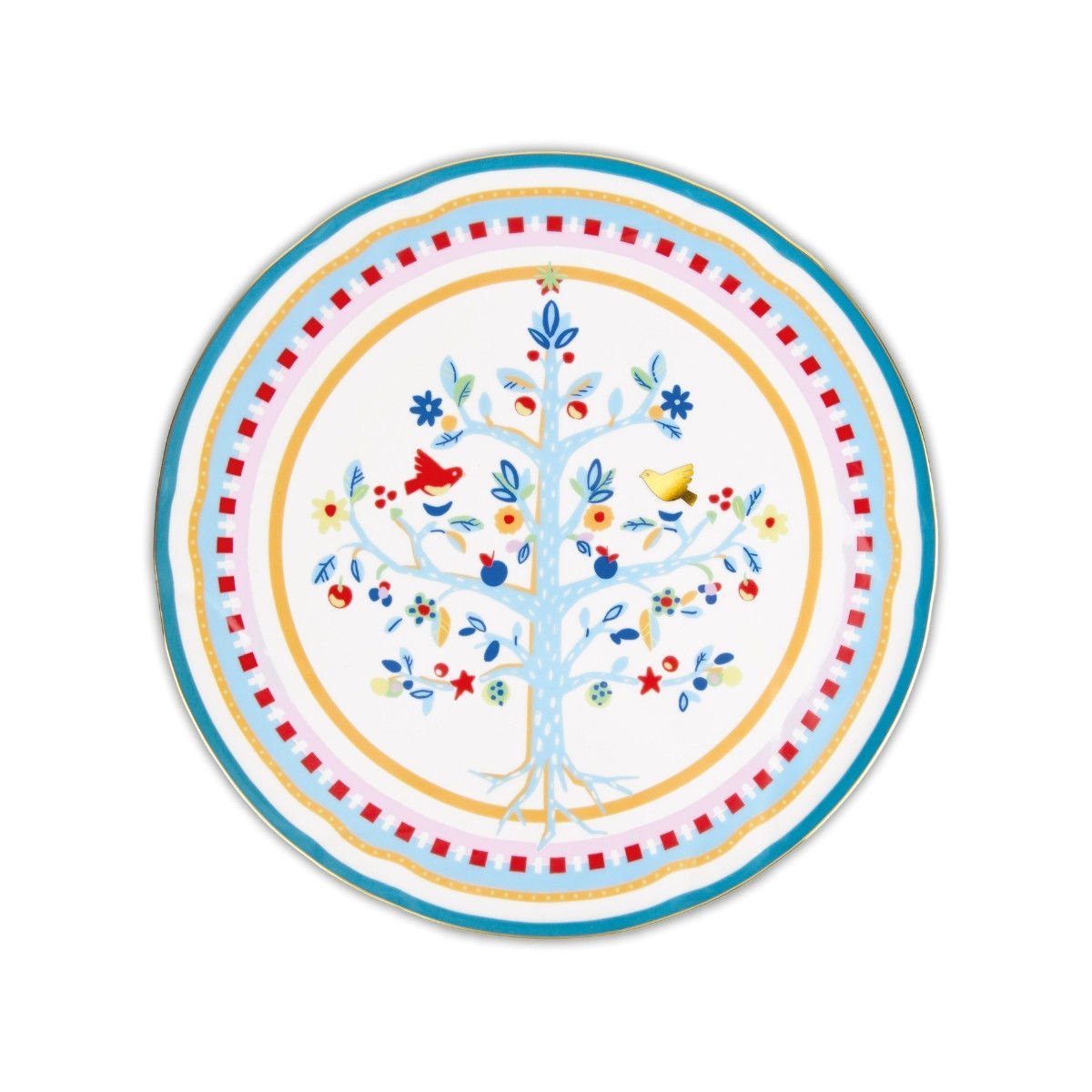 Baci Milano Mamma Mia Ağaç Desenli Servis Tabağı 31 cm