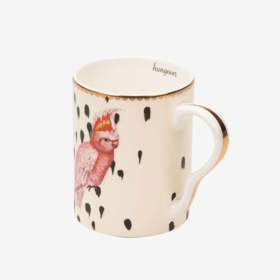 PORSELEN ANIMALS PAPAĞAN KUPA 350 ml YVONNE ELLEN
