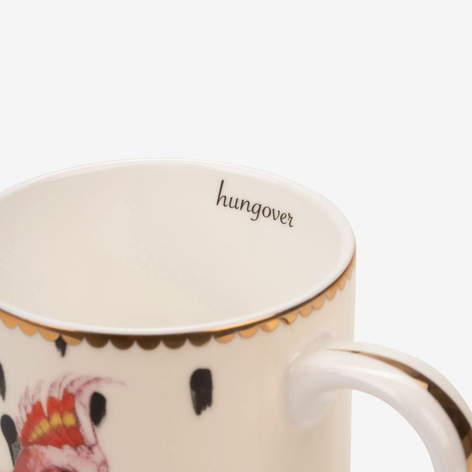 PORSELEN ANIMALS PAPAĞAN KUPA 350 ml YVONNE ELLEN