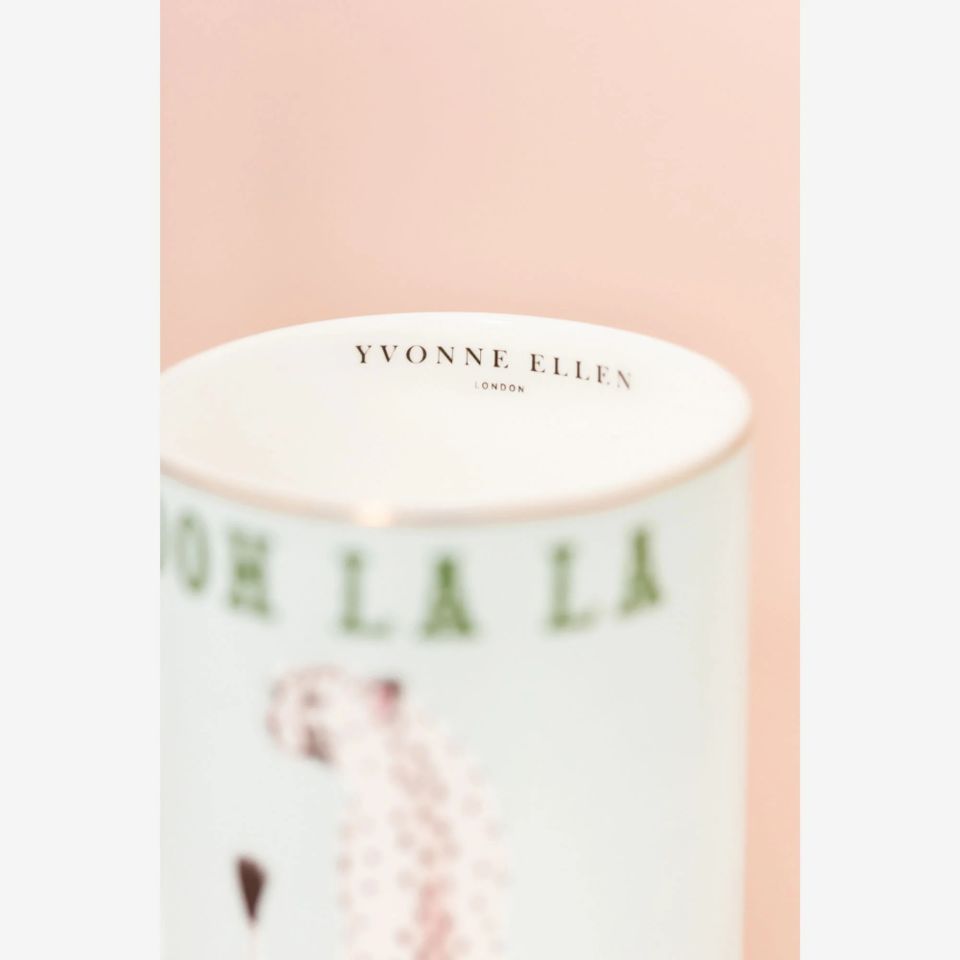 Yeşil Porselen Kupa 250 Ml Animals Collection by Yvonne Ellen