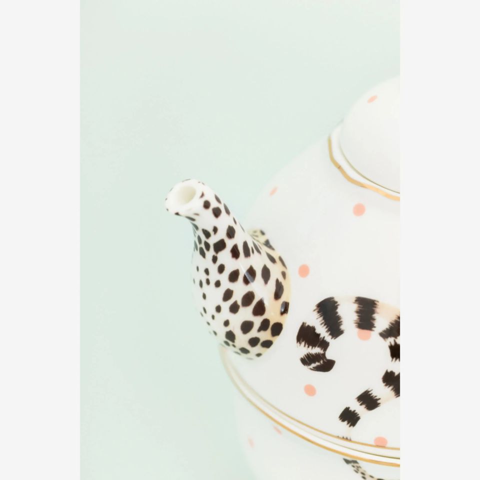 PORSELEN ANIMALS ÇİTA TEK KİŞİLİK ÇAY SETİ 280 ml YVONNE ELLEN