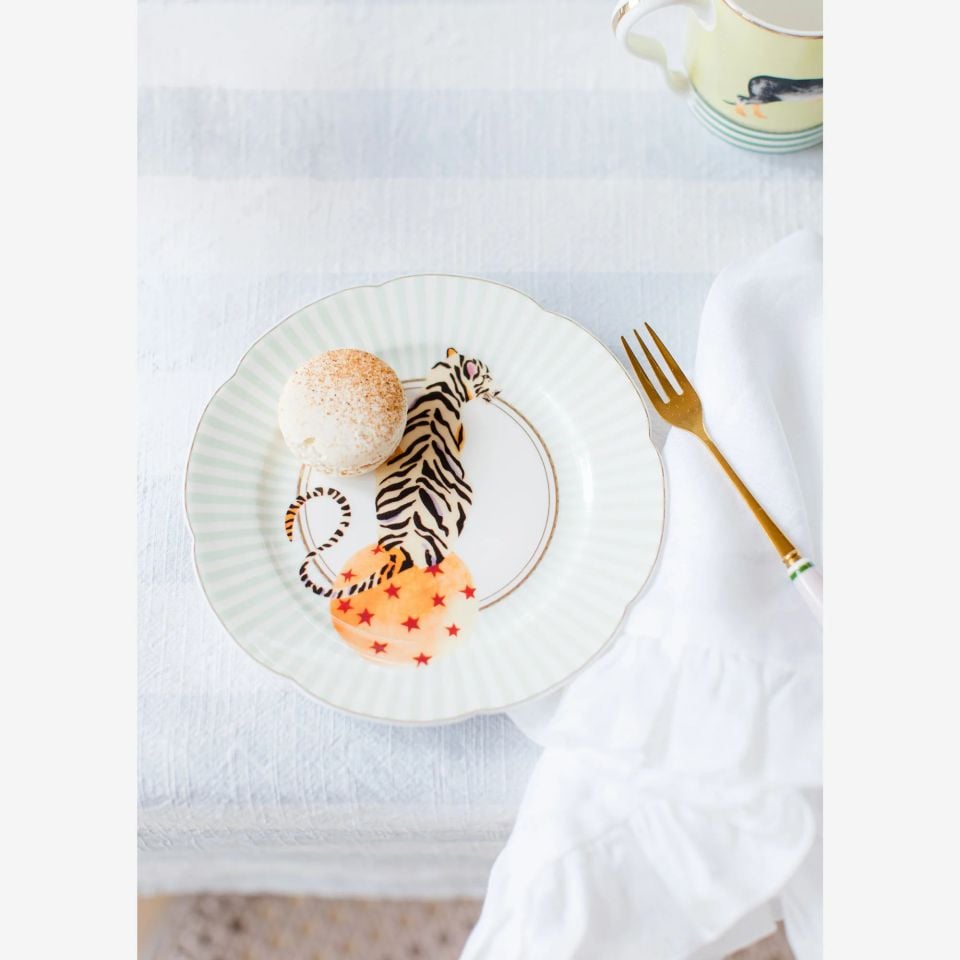 PORSELEN ANIMALS HAYVANLI DÖRTLÜ TABAK SETİ 16 cm YVONNE ELLEN