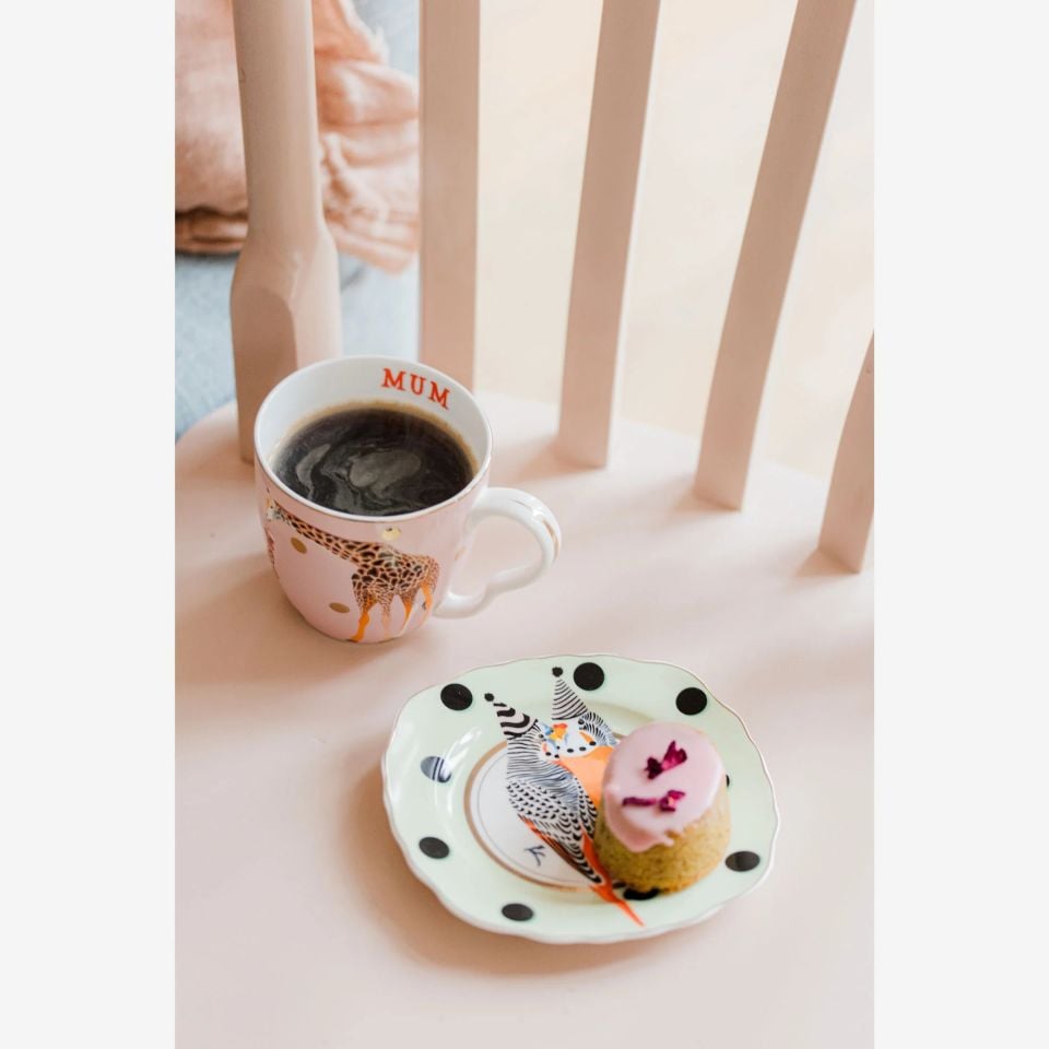 PORSELEN ANIMALS PAPAĞANLI TABAK 16 cm YVONNE ELLEN