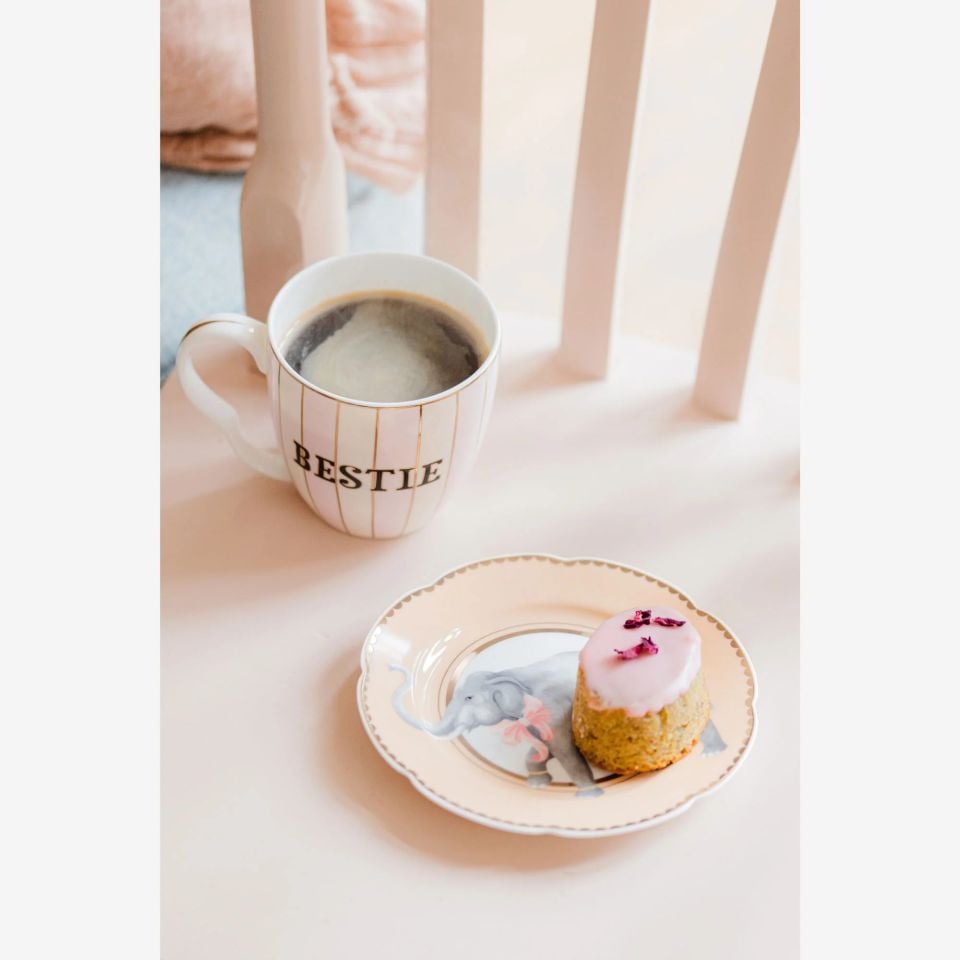 PORSELEN ANIMALS FİLLİ TABAK 16 cm  YVONNE ELLEN