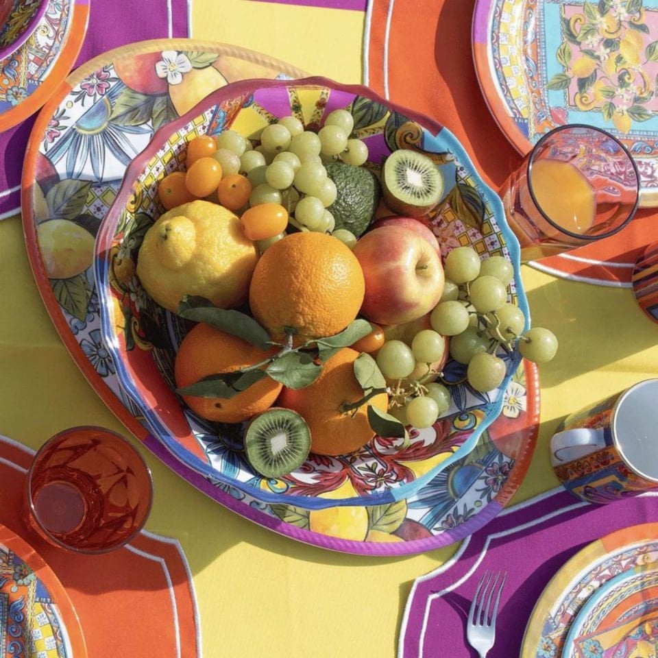 Baci Milano Ortigia Oval Salata Kasesi 35 cm