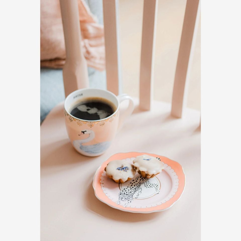 PORSELEN ANIMALS LEOPARLI TABAK 16 cm YVONNE ELLEN