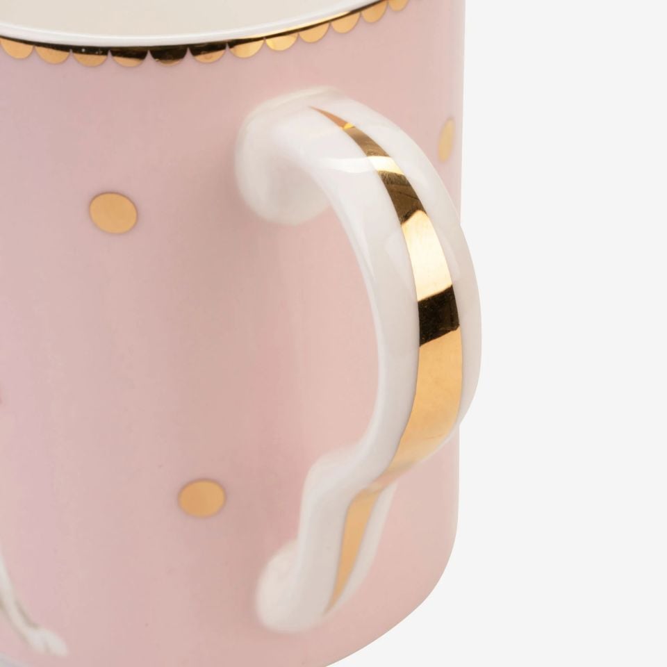 PORSELEN ANIMALS LABRADOR KUPA 350 ml YVONNE ELLEN