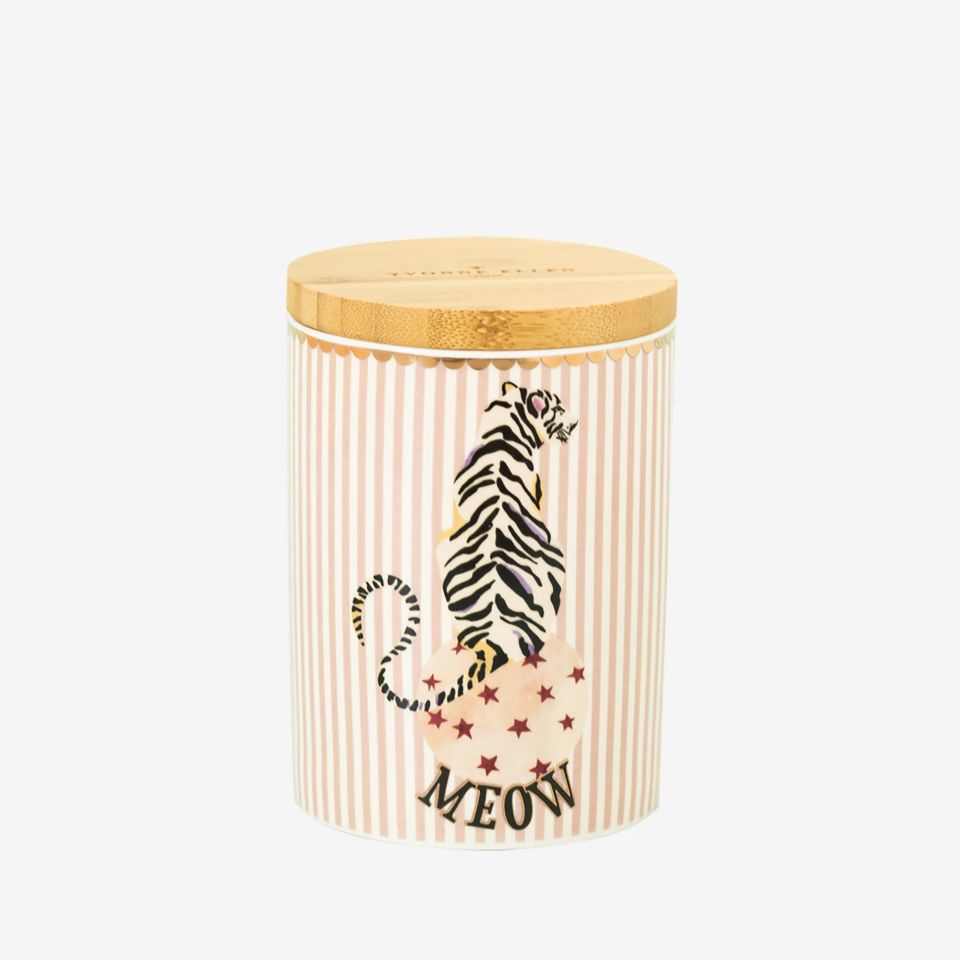 Pembe Porselen Saklama Kabı 10X15 Cm Animals Collection by Yvonne Ellen