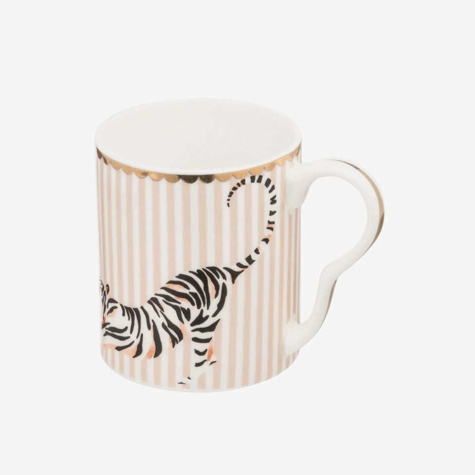 PORSELEN ANIMALS KAPLAN KUPA KÜÇÜK 250 ml YVONNE ELLEN