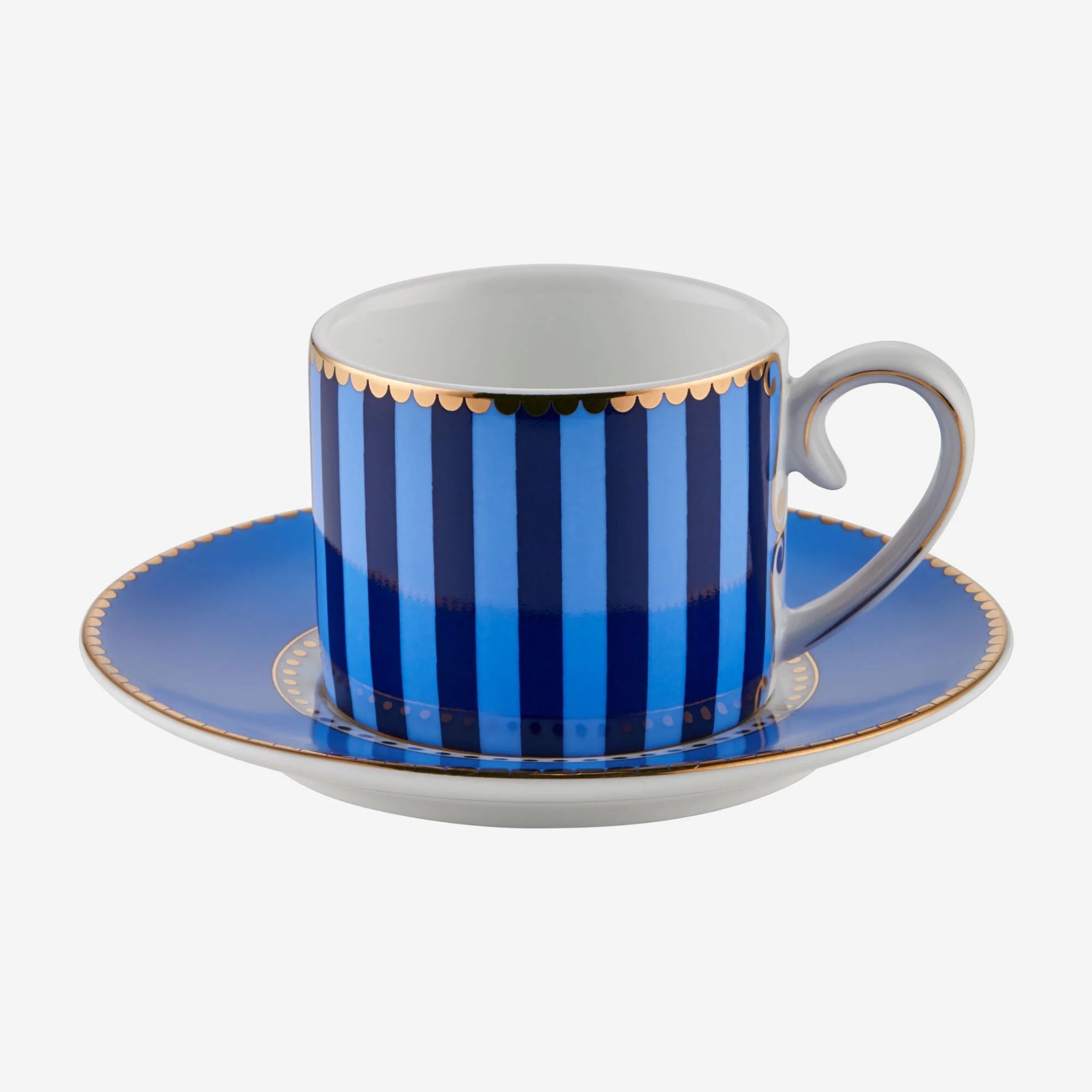 Mavi Porselen Kahve Fincanı 90 Ml Love Birds Collection by Pip Studio