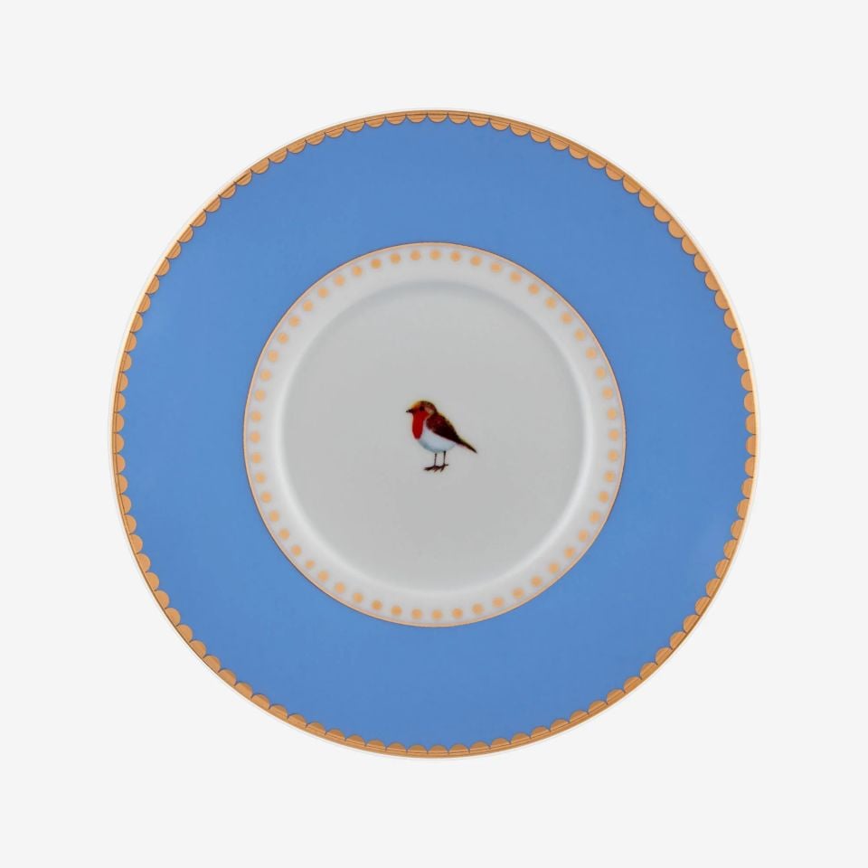 Mavi Porselen Kahve Fincanı 90 Ml Love Birds Collection by Pip Studio