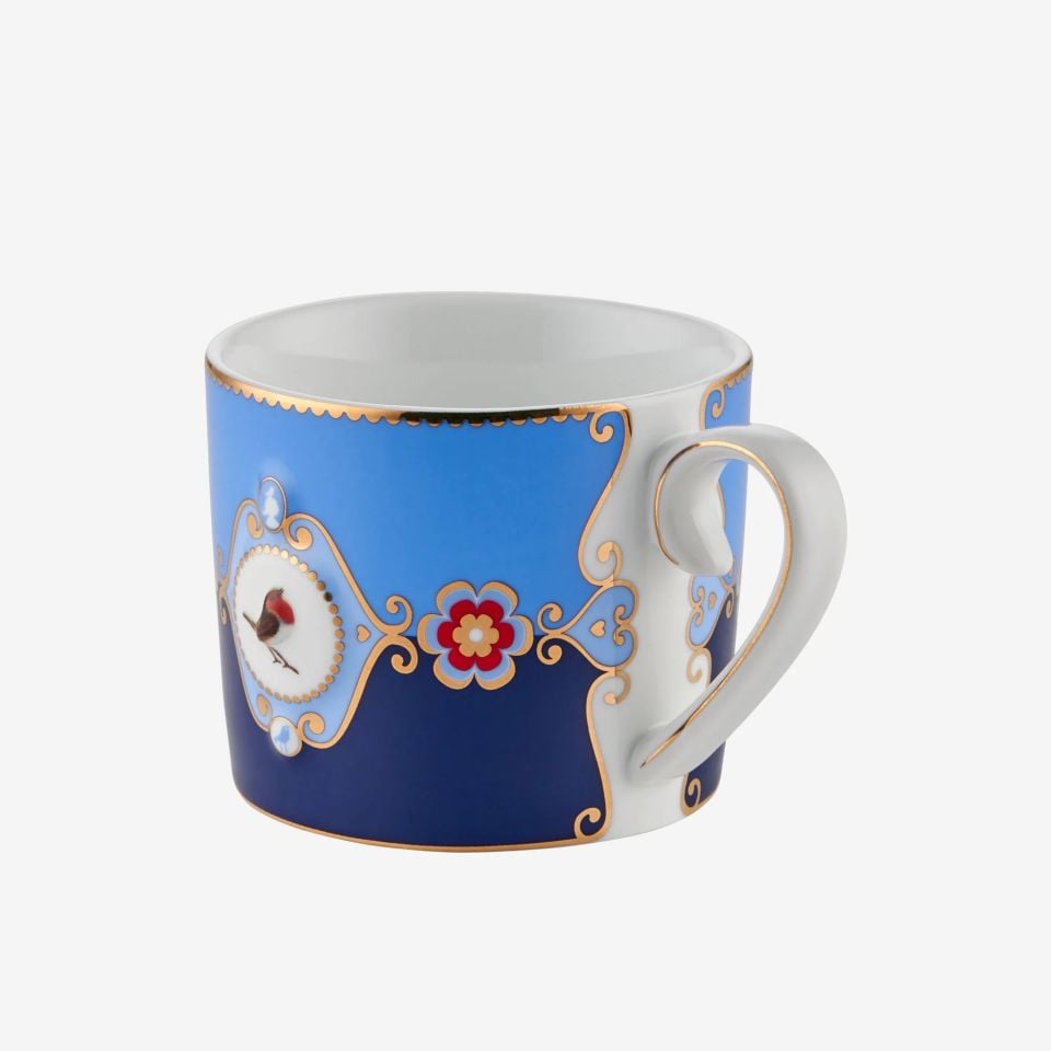 Mavi Porselen Çay Fincanı 200 Ml Love Birds Collection by Pip Studio