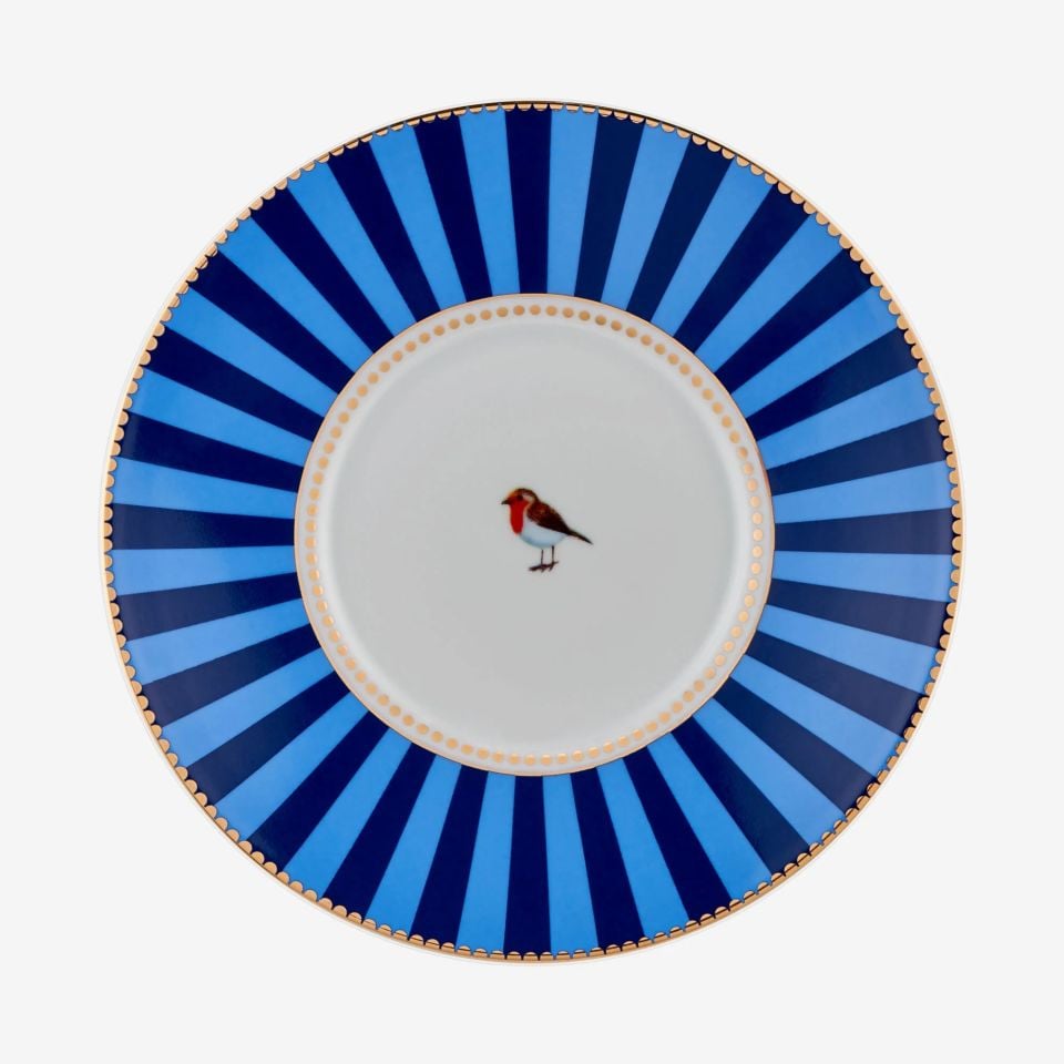 Mavi Porselen Çay Fincanı 200 Ml Love Birds Collection by Pip Studio