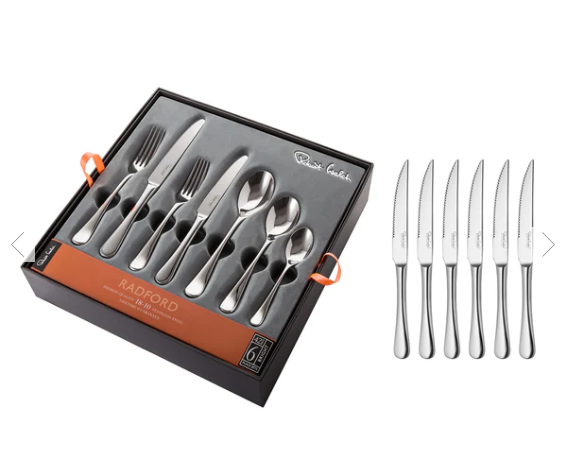 Robert Welch Radford Bright Çatal Bıçak Takımı, 84 Parça 12 Kişilik RADBR1099V/84