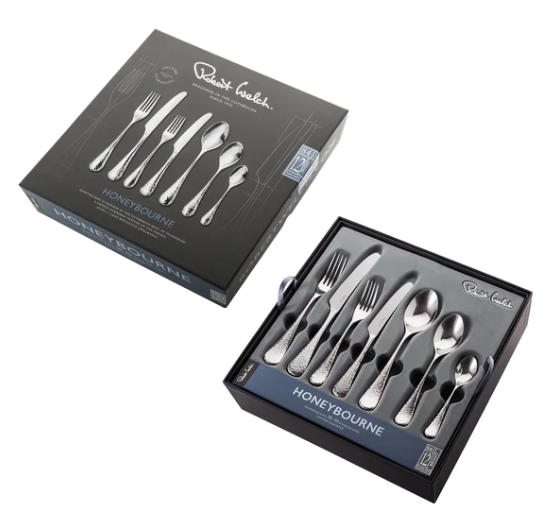 Robert Welch Honeybourne Bright Çatal Bıçak Takımı, 84 Parça 12 Kişilik HONBR1099V/84