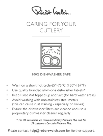 Robert Welch Honeybourne Bright Çatal Bıçak Takımı, 84 Parça 12 Kişilik HONBR1099V/84