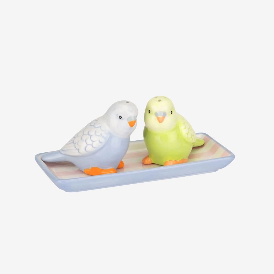 Mavi Seramik Tuzluk Ve Biberlik 15,5X6,5x7 Cm Painted Table Collection by Cath Kidston