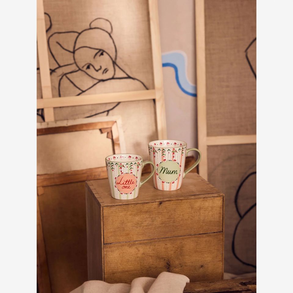 Yeşil Porselen Kupa Seti 260 Ml- 375 Ml Spring Birds Collection by Cath Kidston