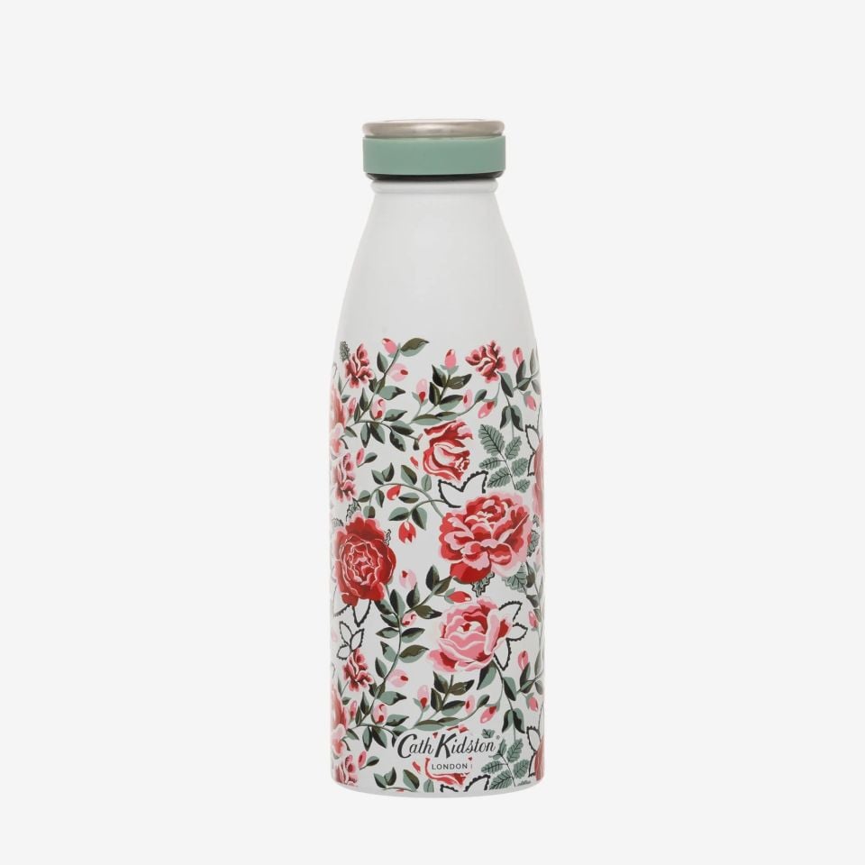 Beyaz Paslanmaz Çelik Termos 350 Ml Dolly Rose Collection by Cath Kidston